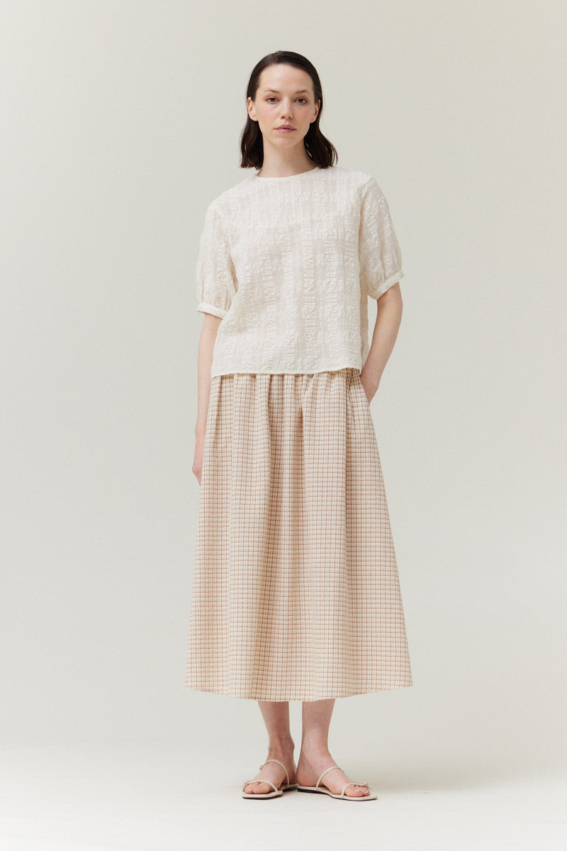 Loose Fit Textured Top