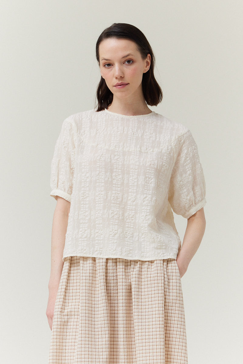 Loose Fit Textured Top