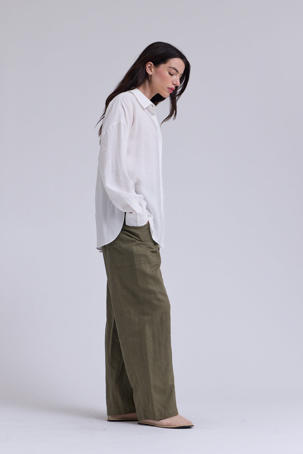 Linen Worker Pants