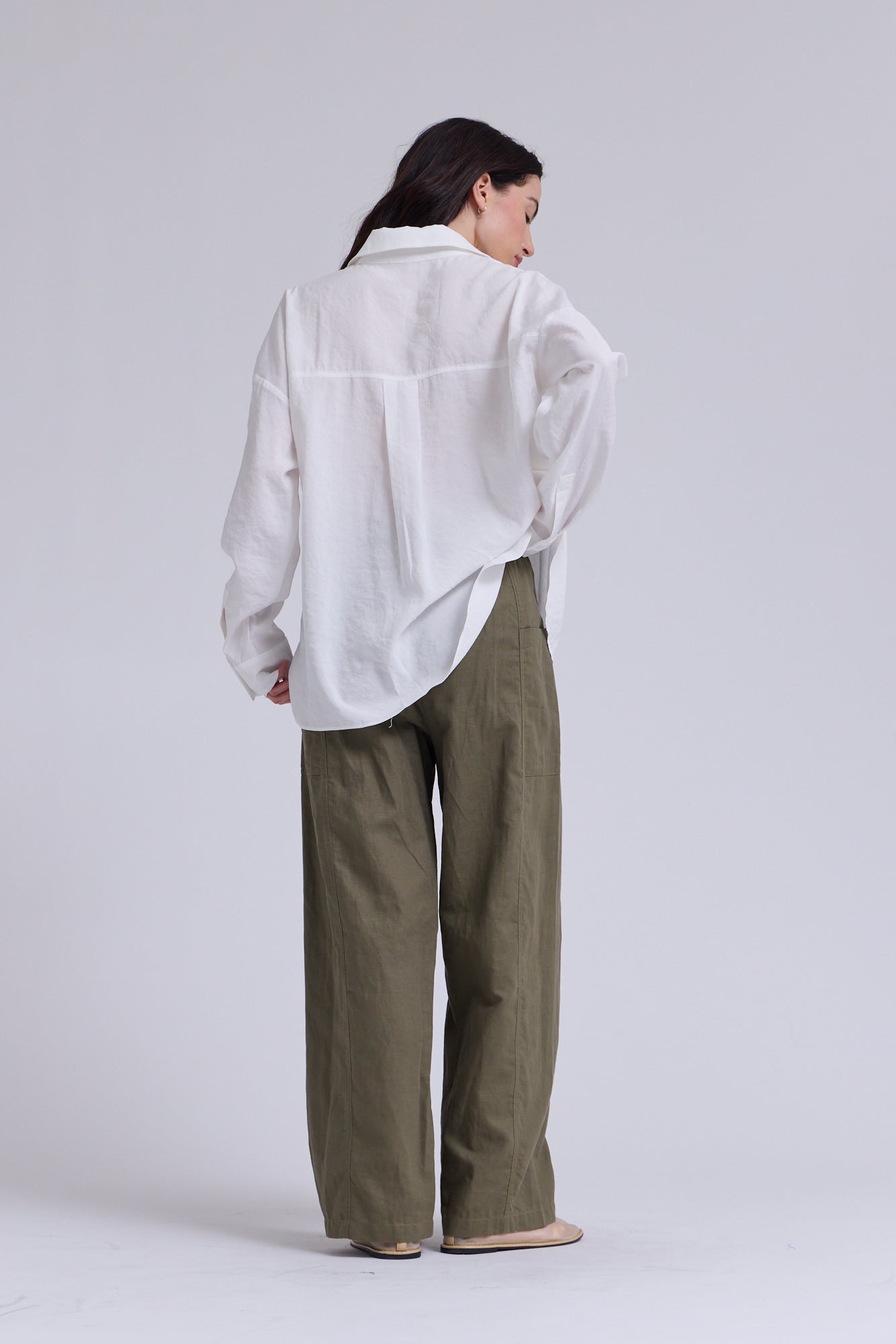 Linen Worker Pants