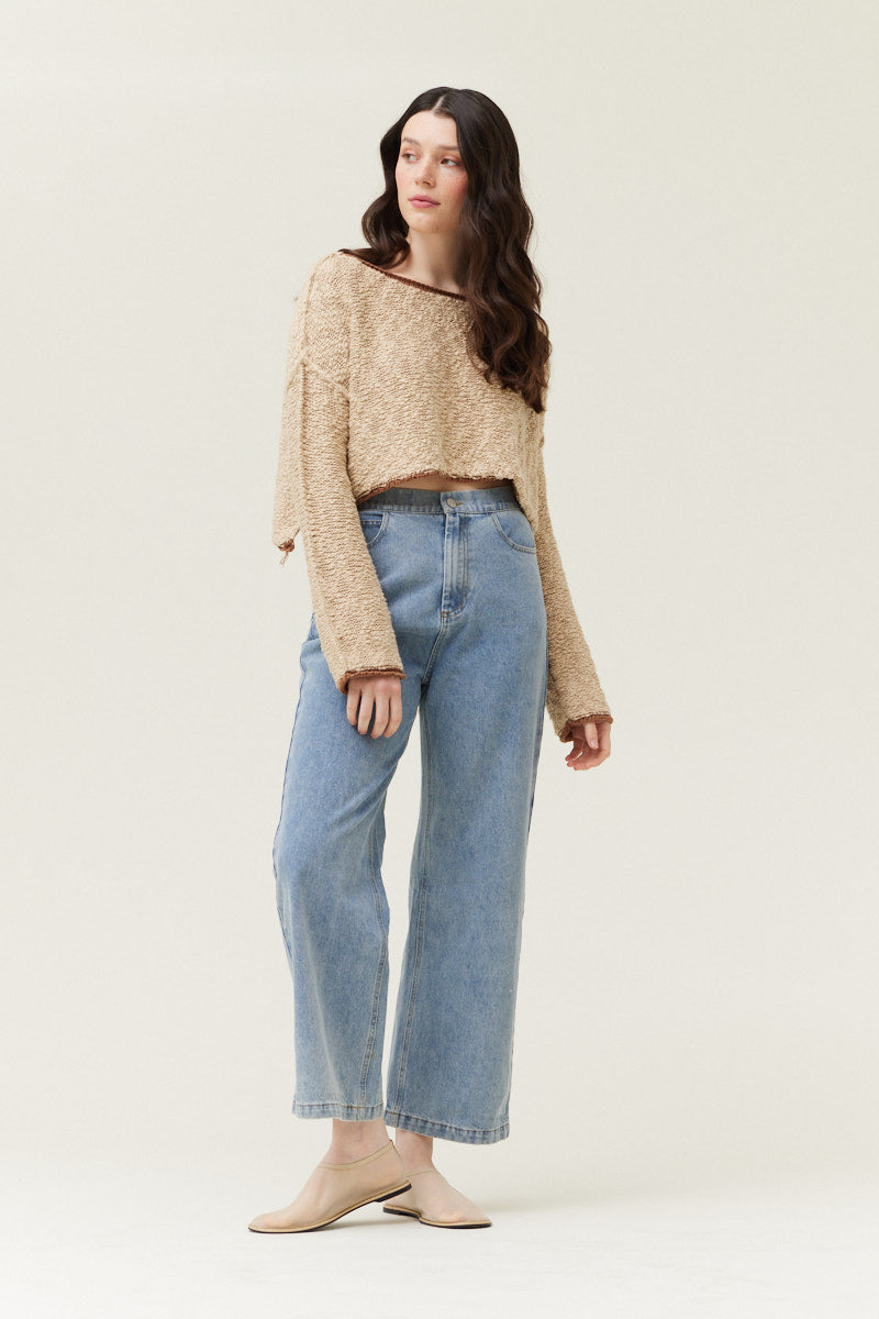 Cotton Slub Crop Top