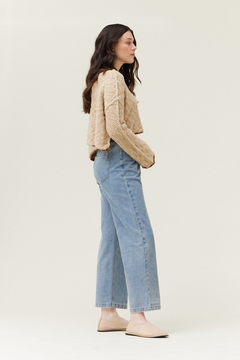 Cotton Slub Crop Top