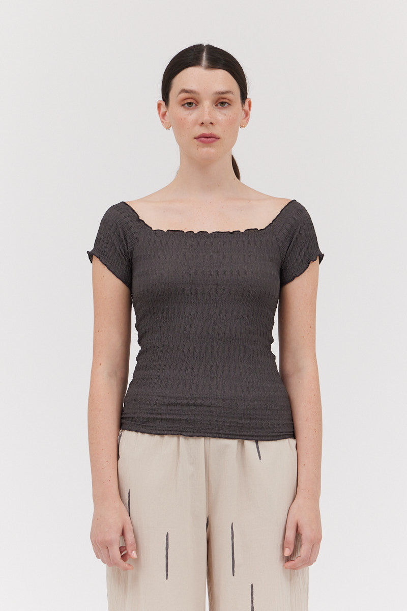 Stretch Woven Top