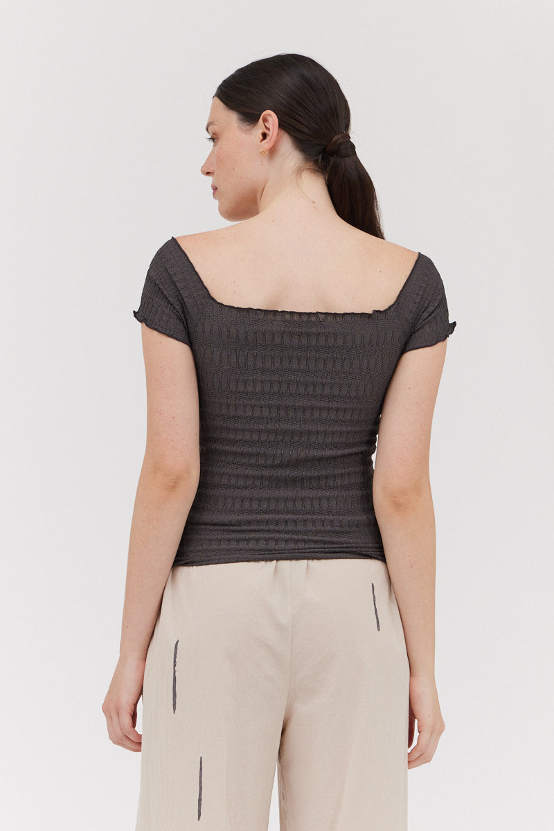 Stretch Woven Top