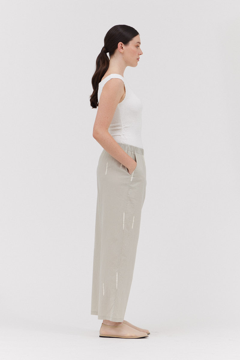 Cotton Print Pants