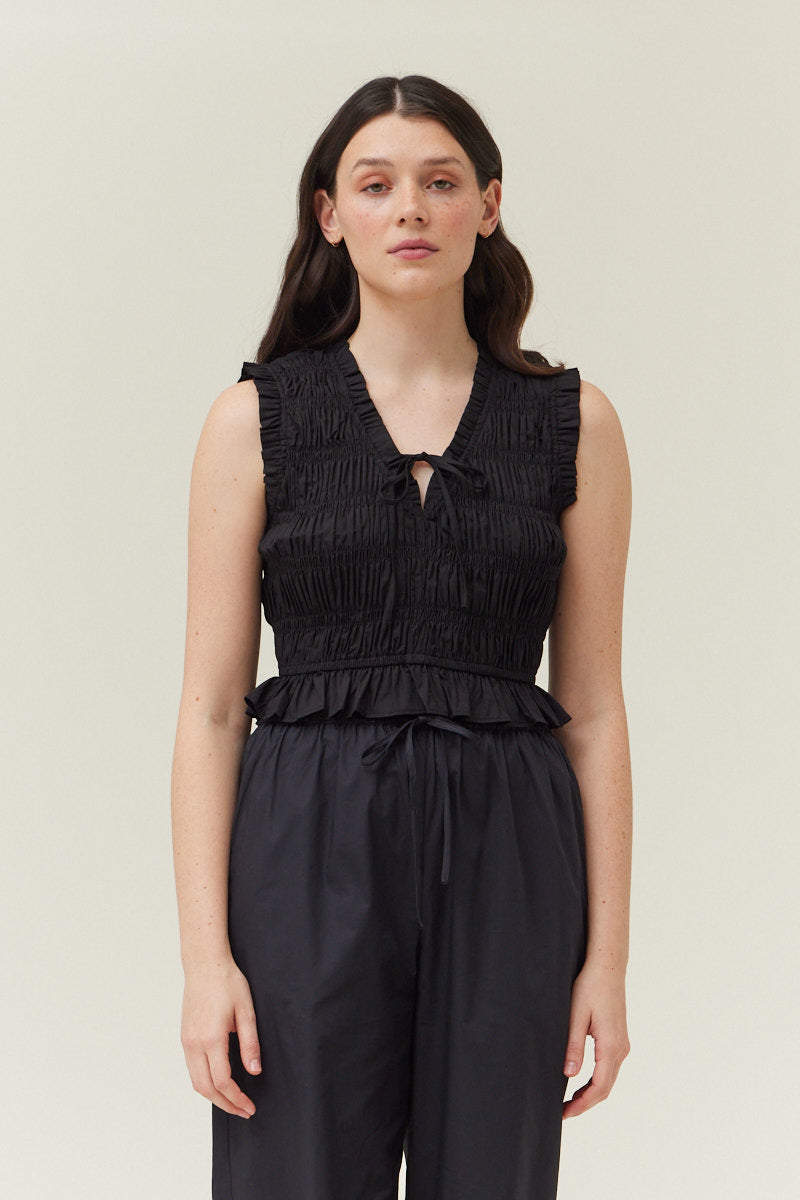 Smocking Crop Top