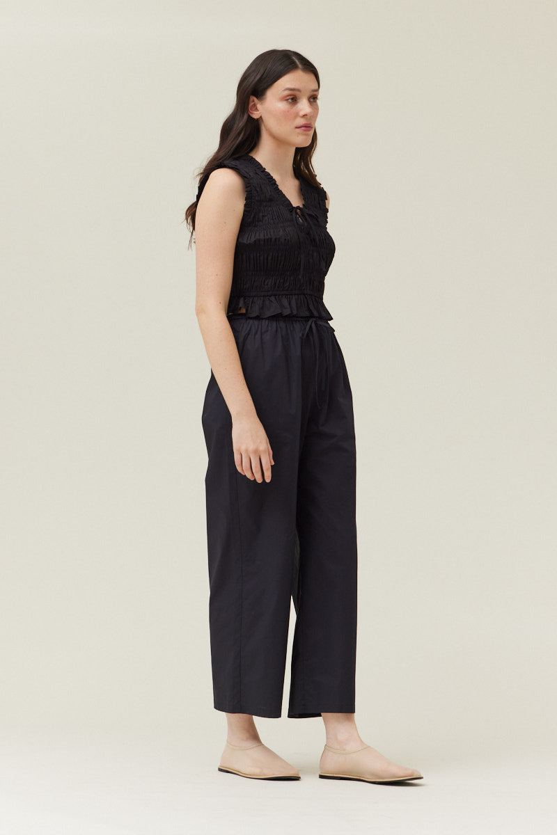 Smocking Crop Top