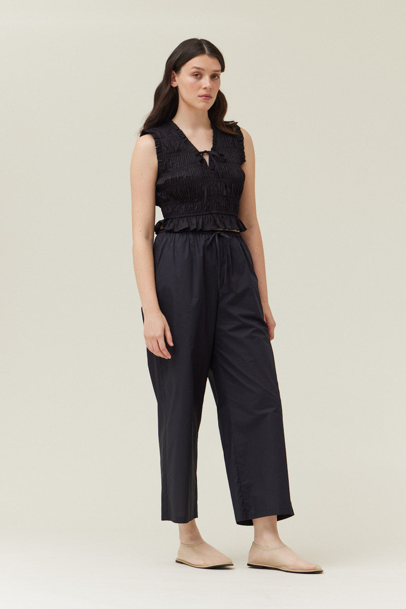 Smocking Crop Top