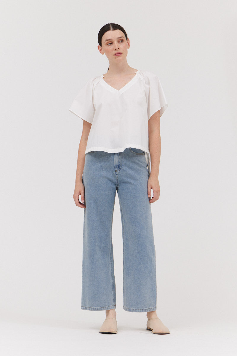 Straight Fit Denim Pants