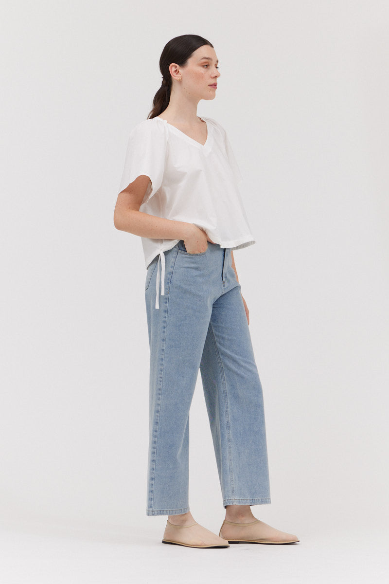 Straight Fit Denim Pants