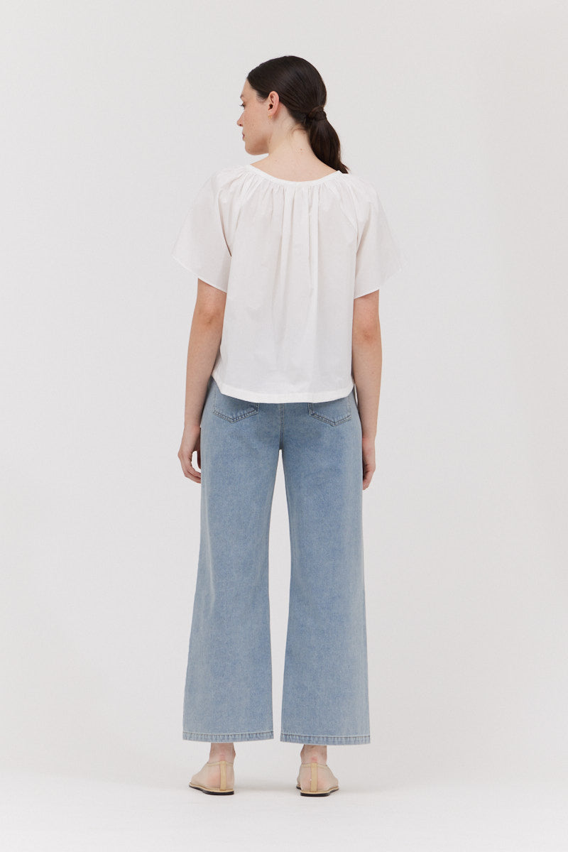 Straight Fit Denim Pants