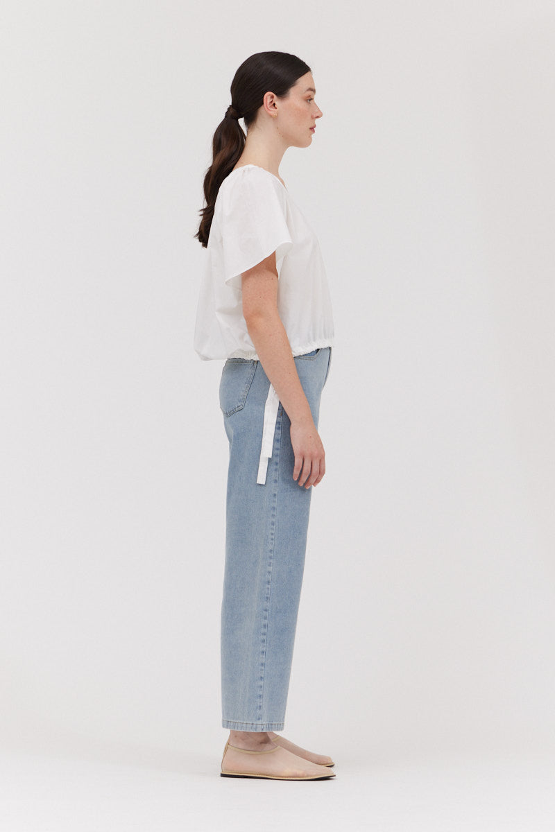 Straight Fit Denim Pants