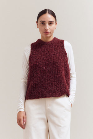Button Up Knit Vest