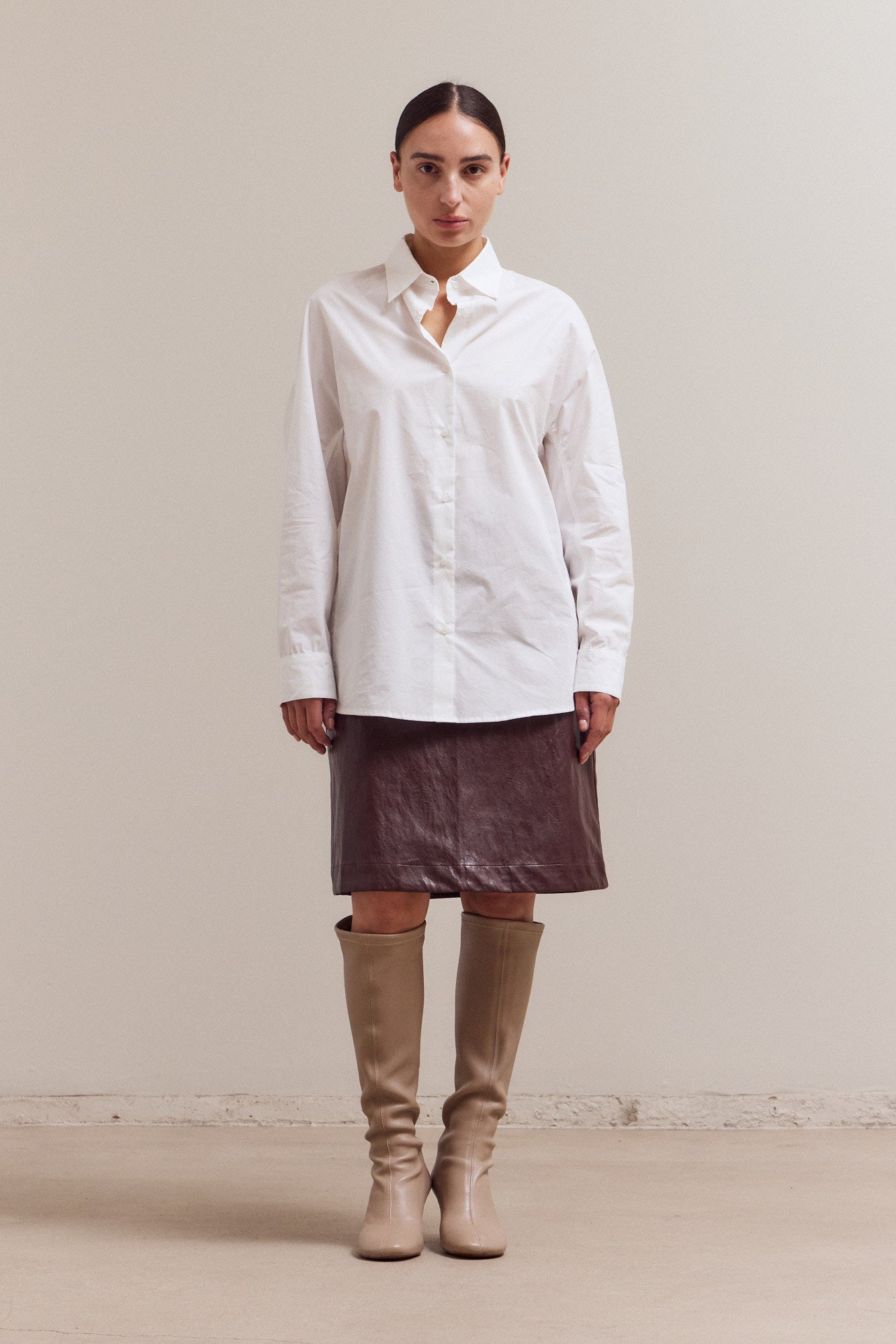 Oversize Fit Button Down Shirt