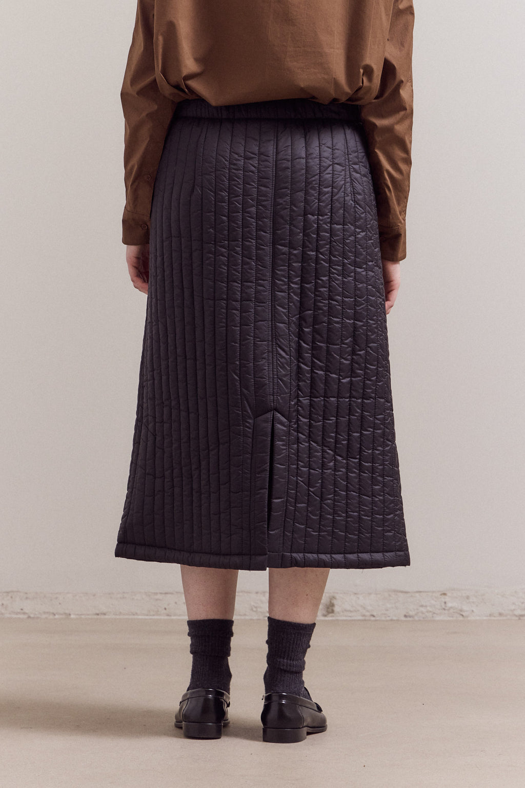 Mid Length Quilted Skirt