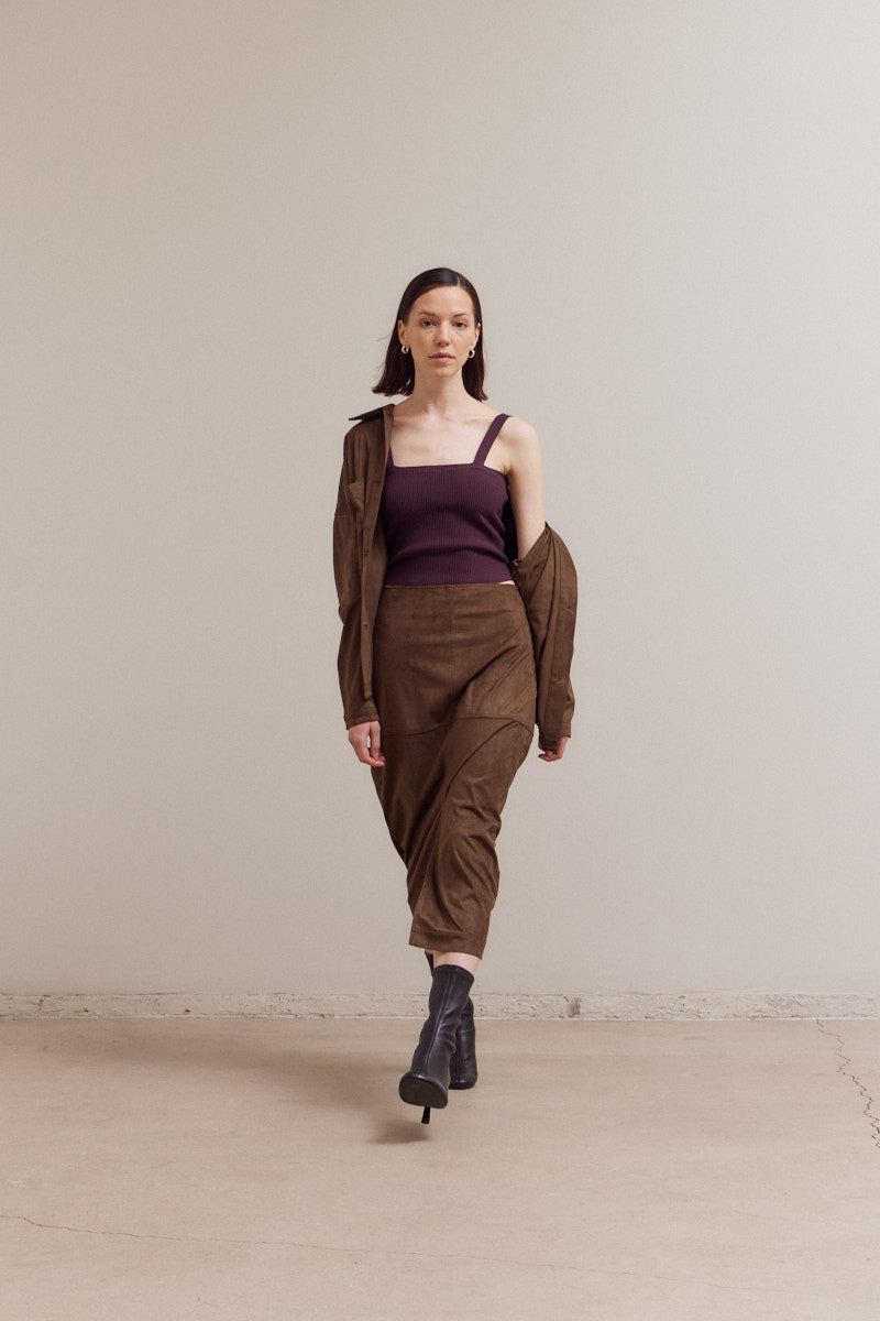 Rib-Knit Camisole Top