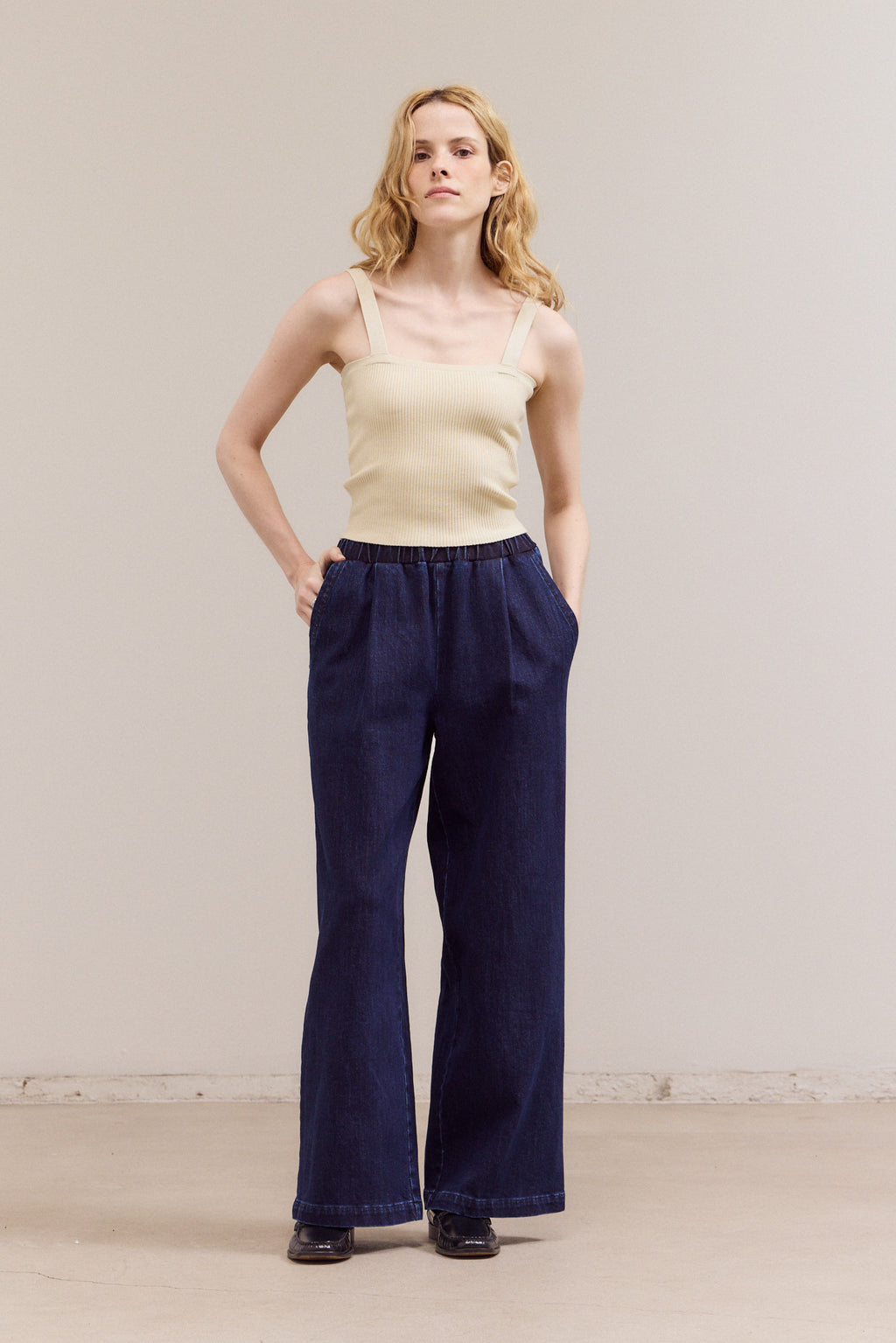 Rib-Knit Camisole Top