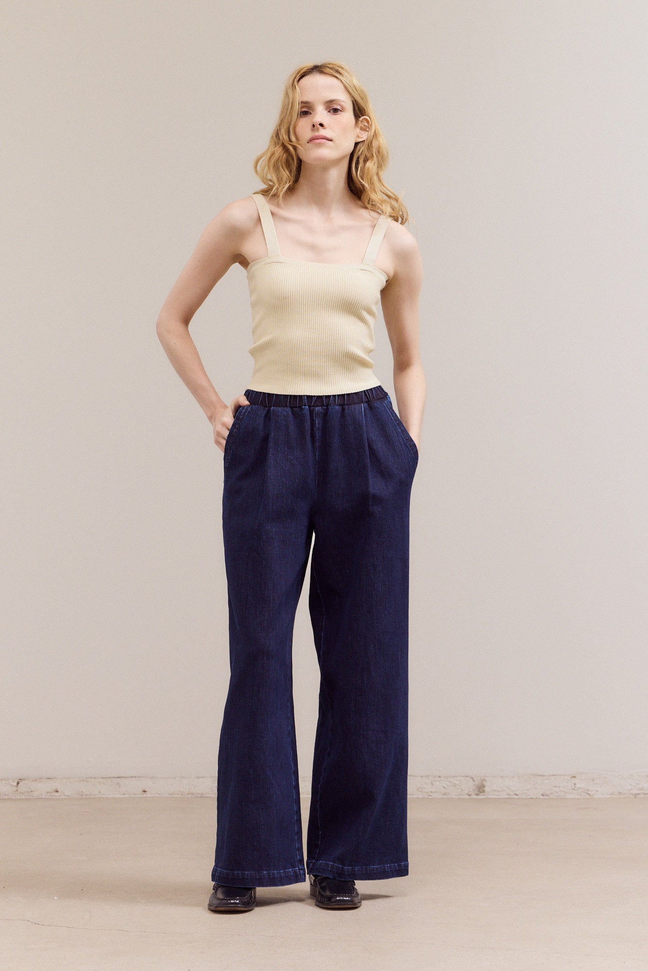 Rib-Knit Camisole Top