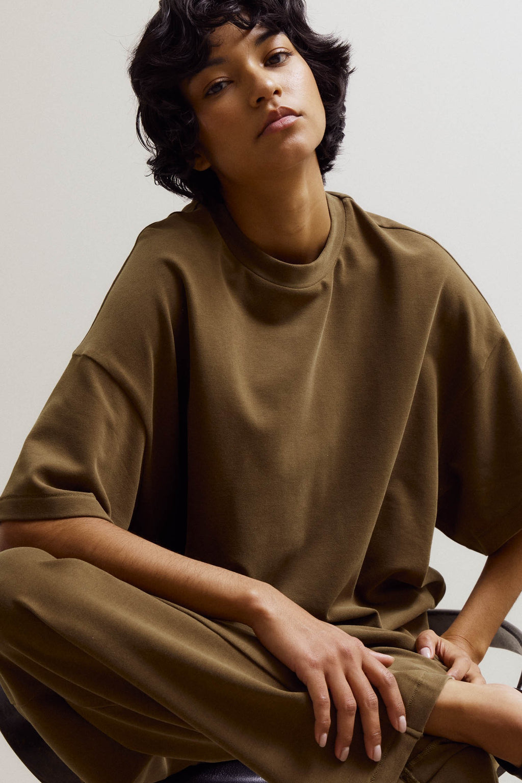 Brush Touch Loose Fit T-Shirt