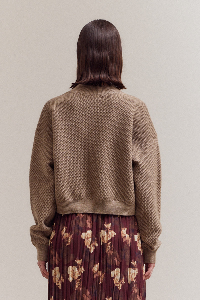 Knitted Crewneck Top