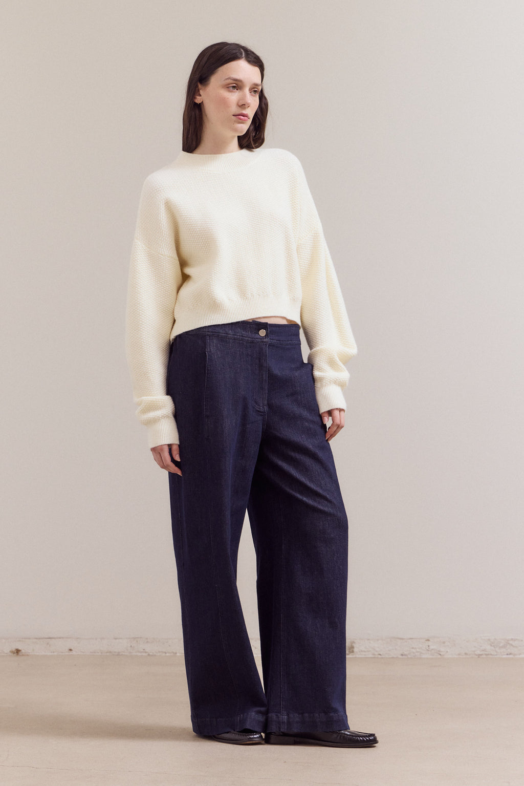 Knitted Crewneck Top