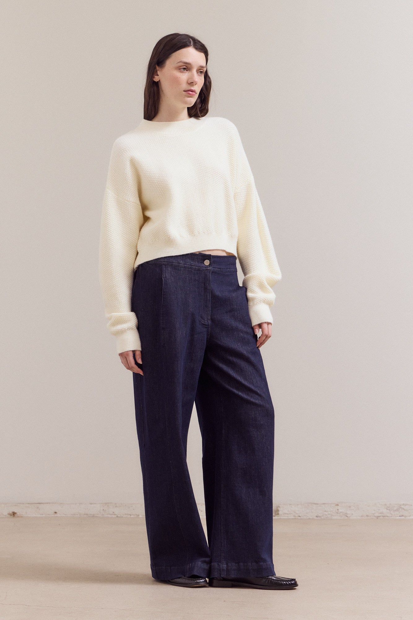 Knitted Crewneck Top