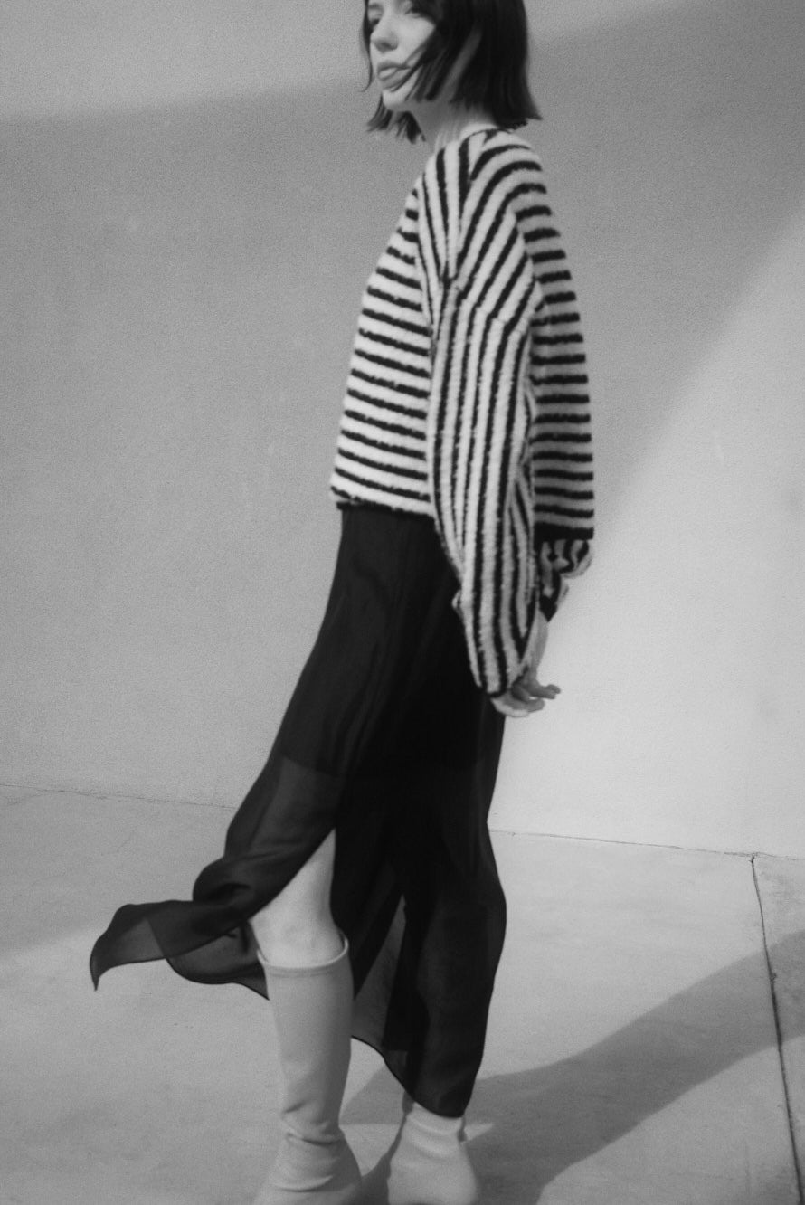 Striped Casual Knit Top