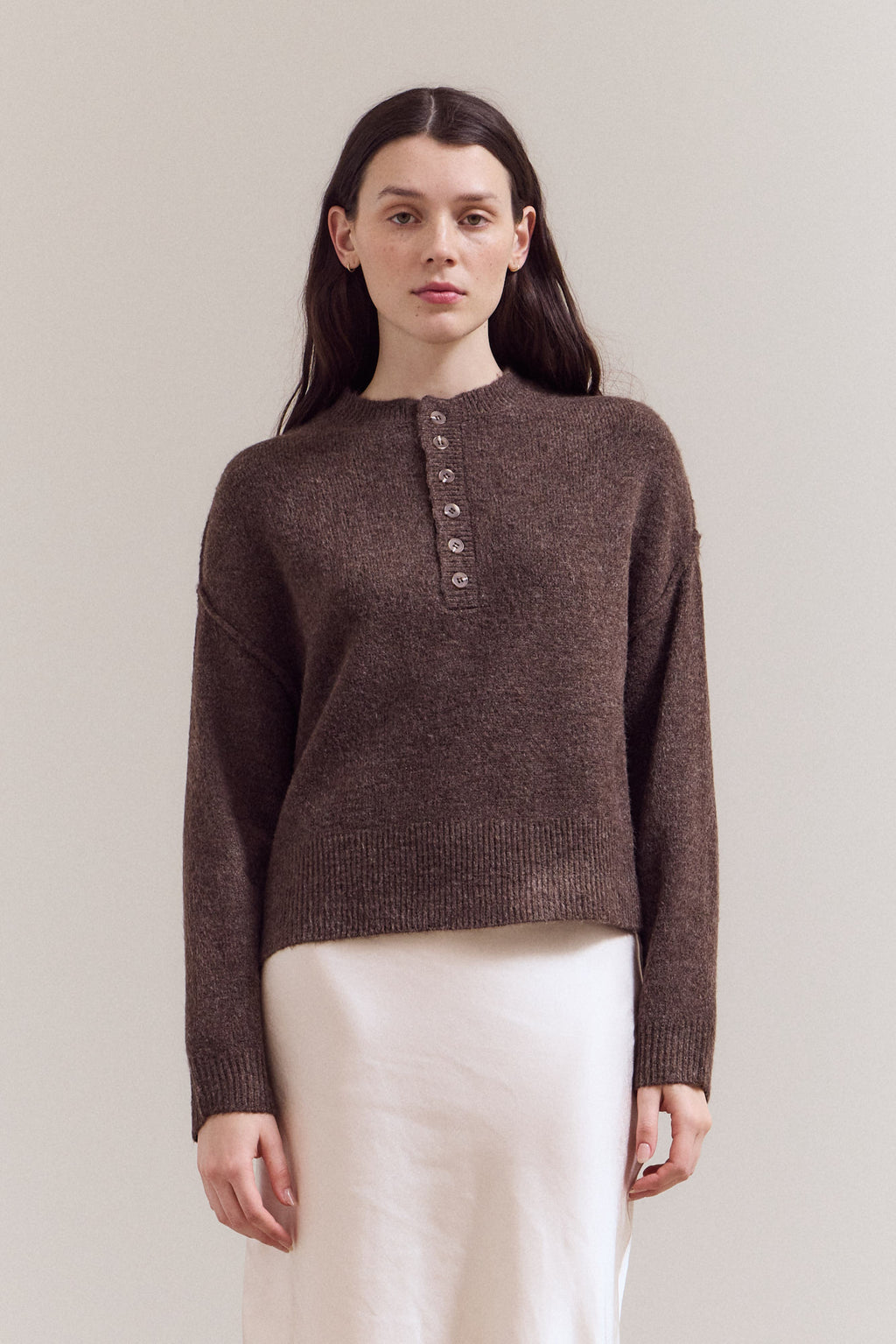 Half Button Down Sweater