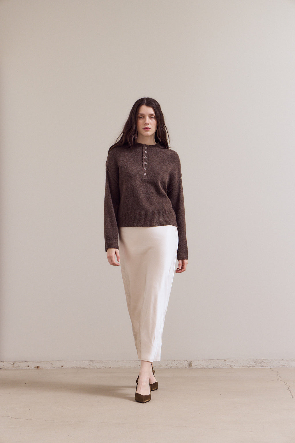 Half Button Down Sweater