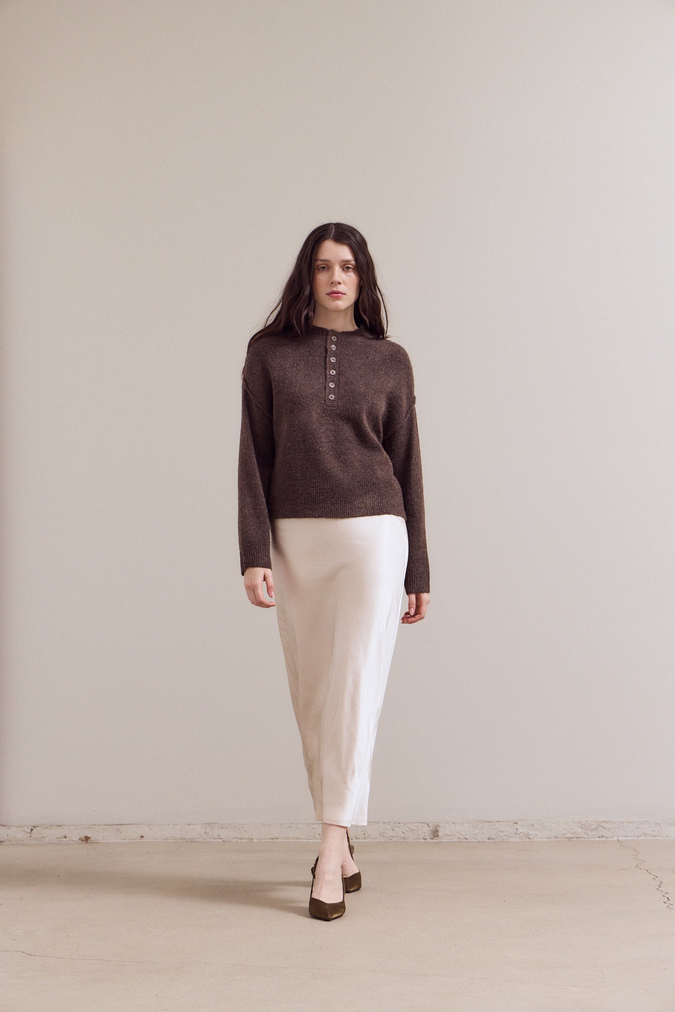 Half Button Down Sweater