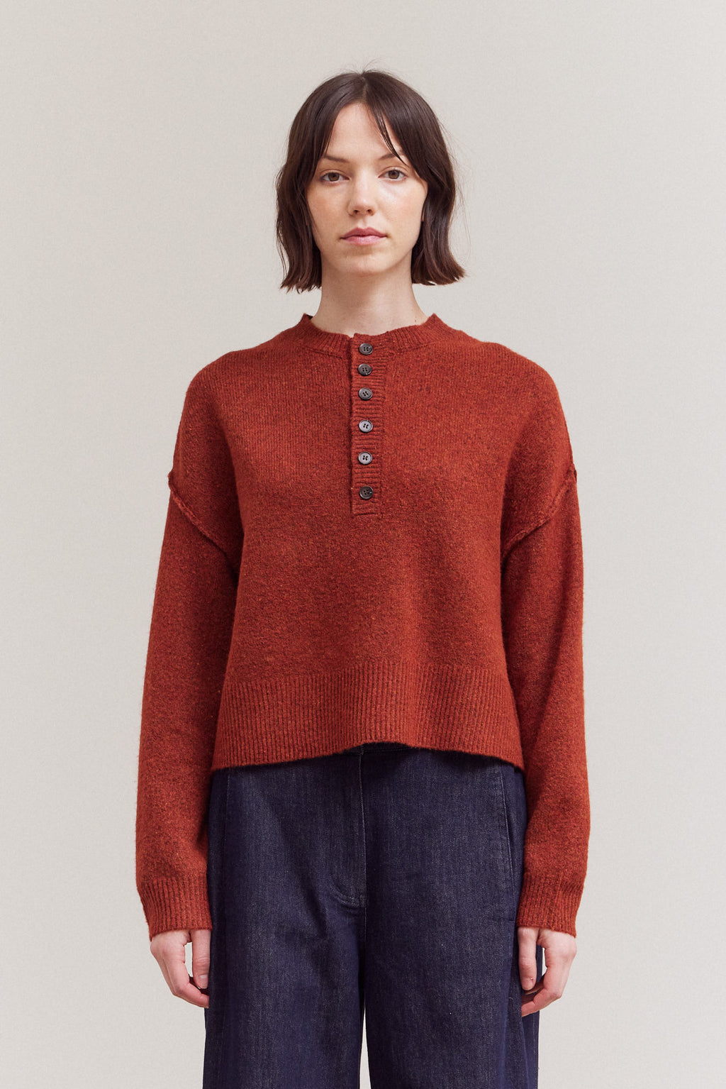 Half Button Down Sweater