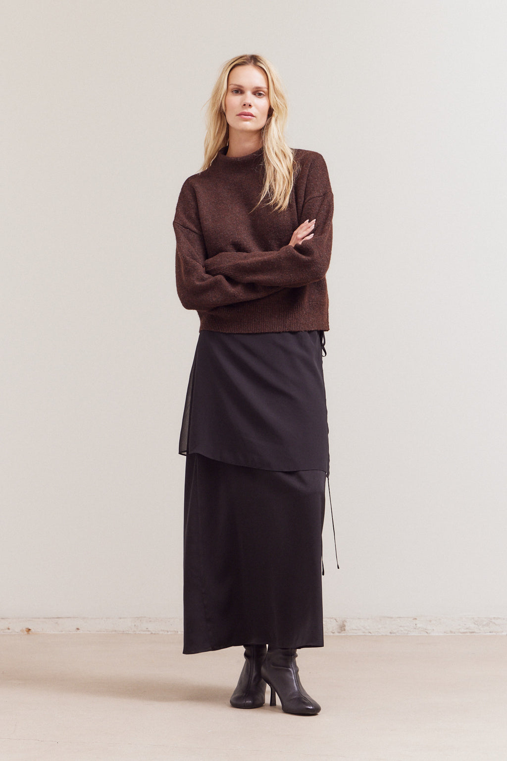 Mock Neck Daily Sweater