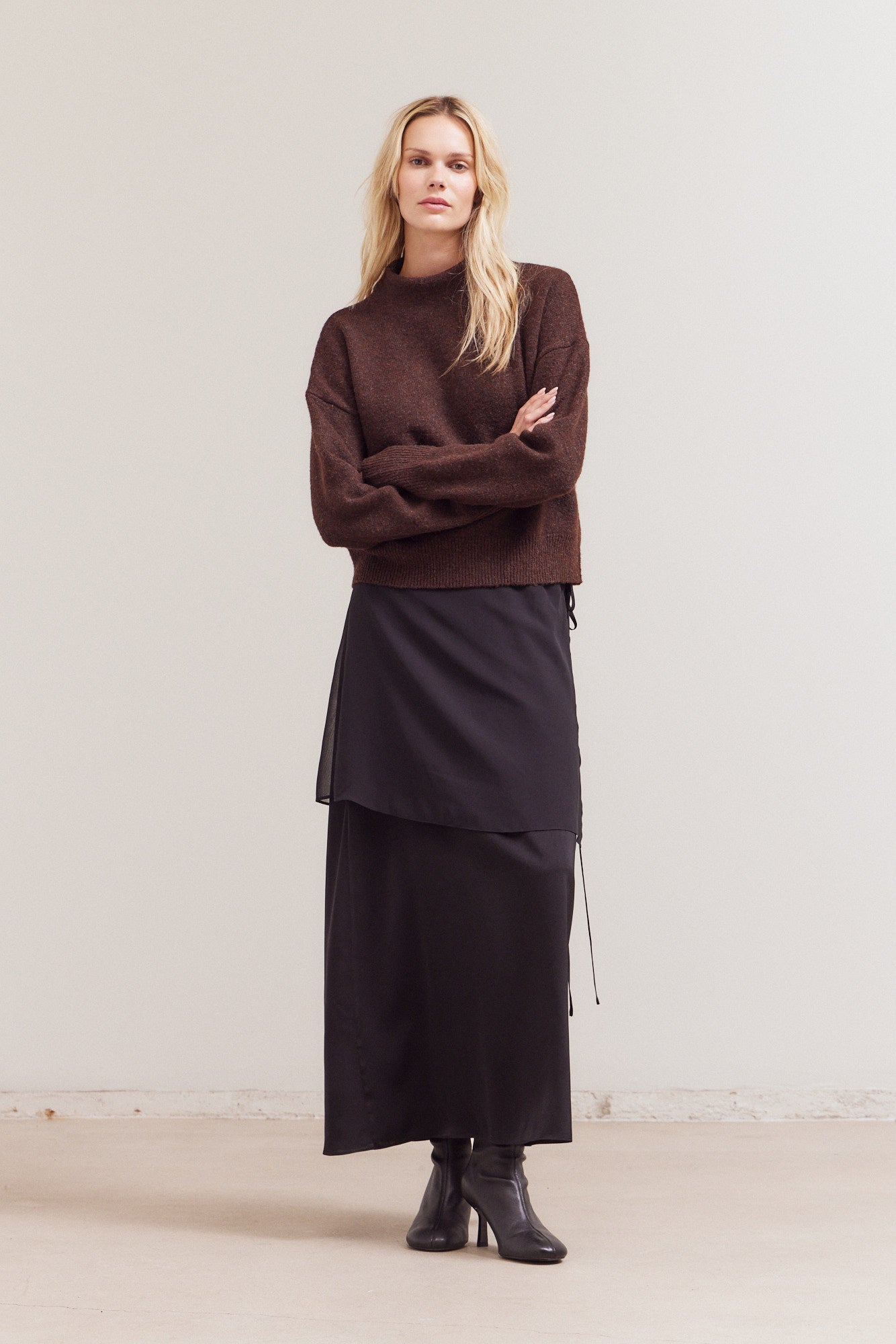 Mock Neck Daily Sweater