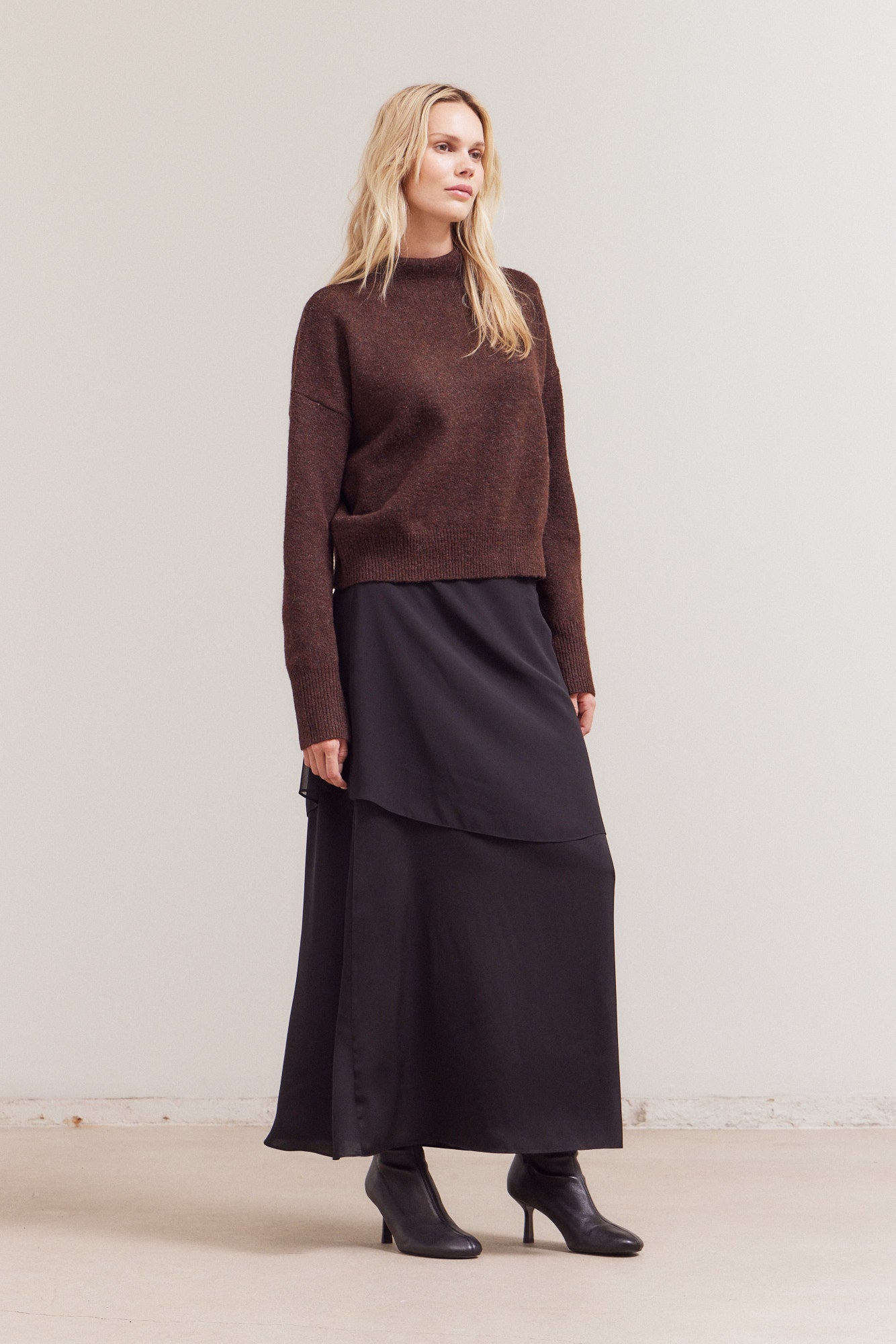 Mock Neck Daily Sweater