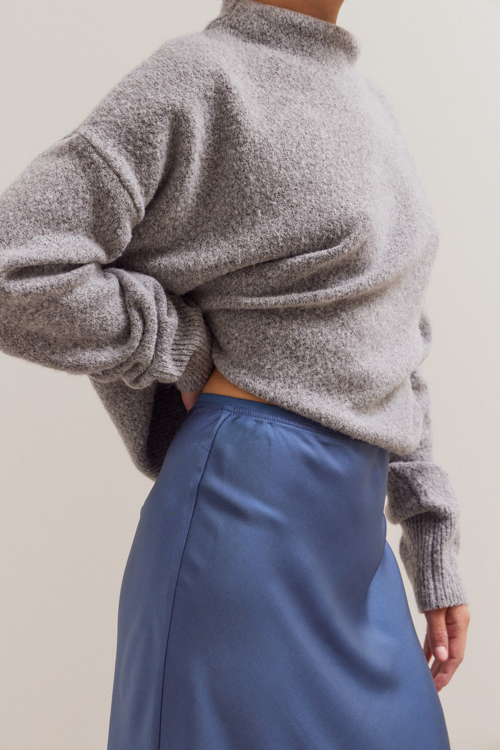 Satin Mermaid Fit Skirt