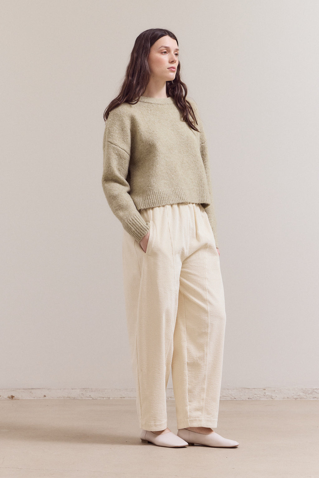 Round Neck Casual Knit Top