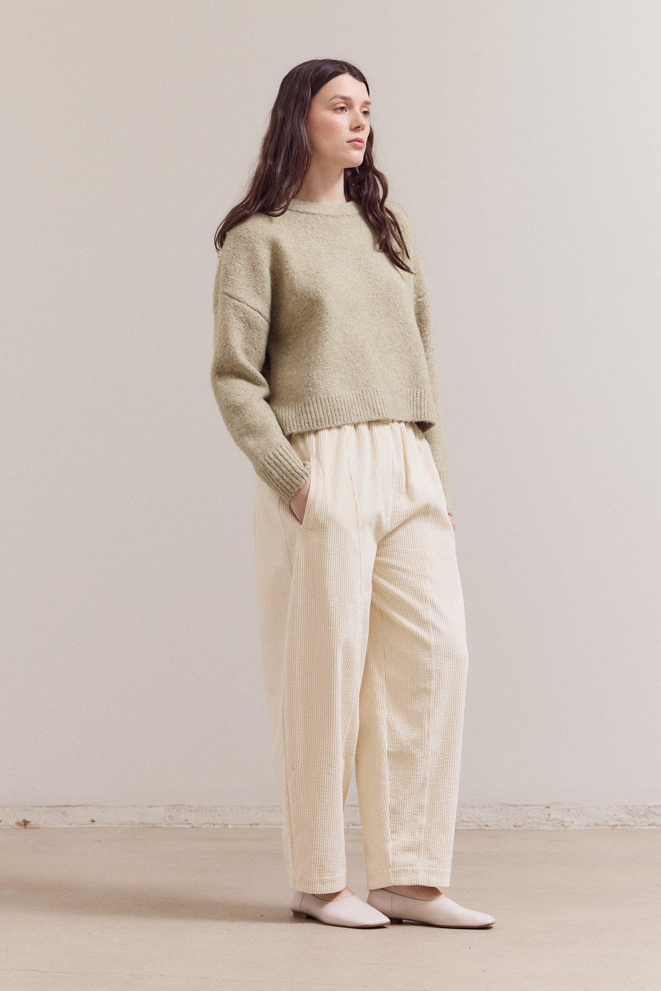 Corduroy Banding Pants