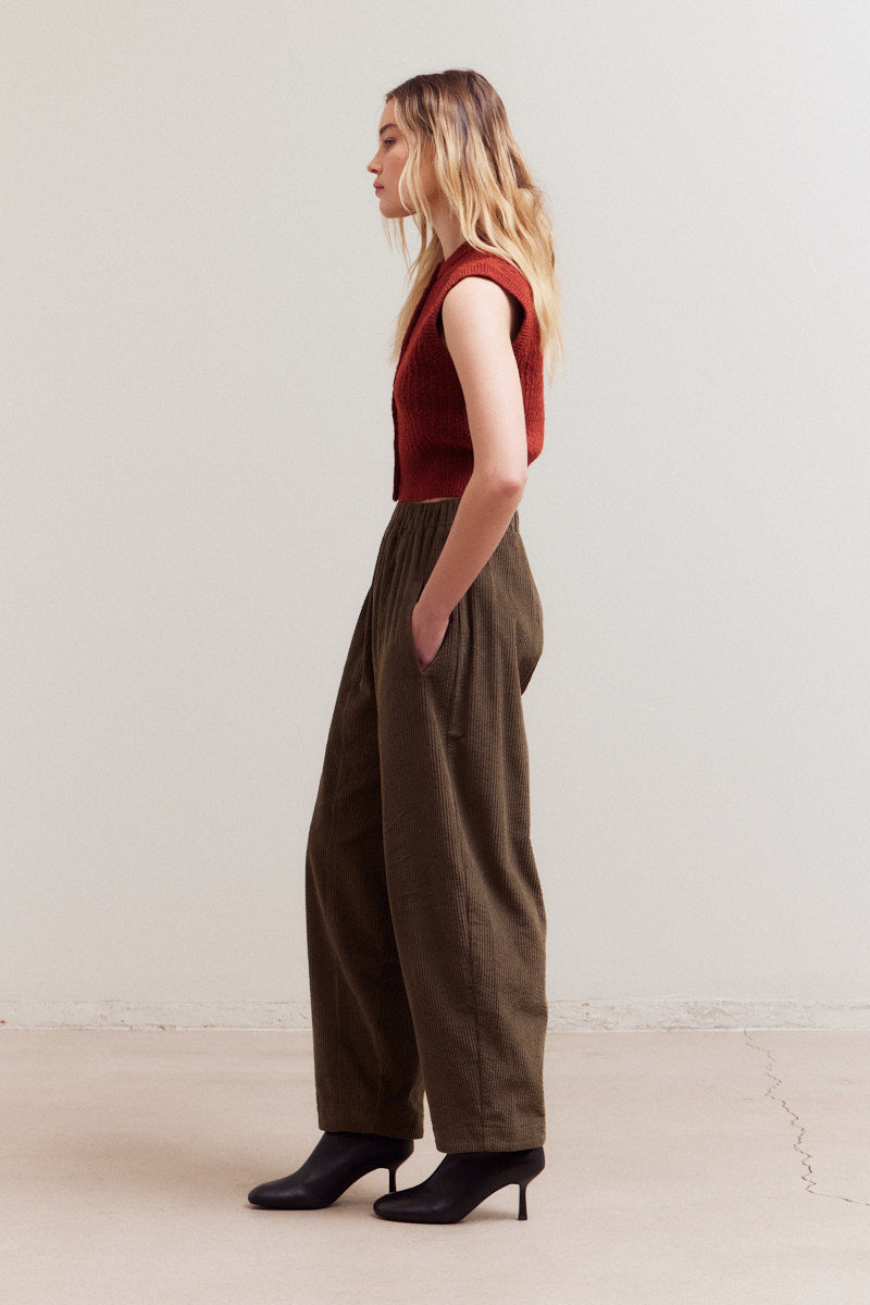 Corduroy Banding Pants