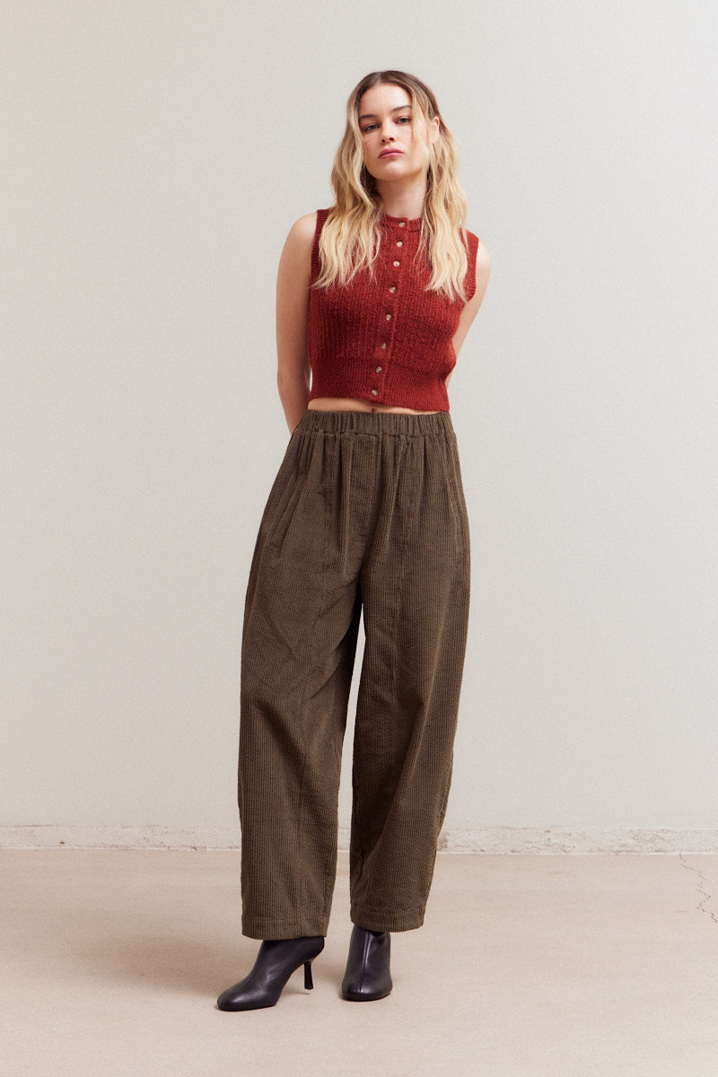 Corduroy Banding Pants