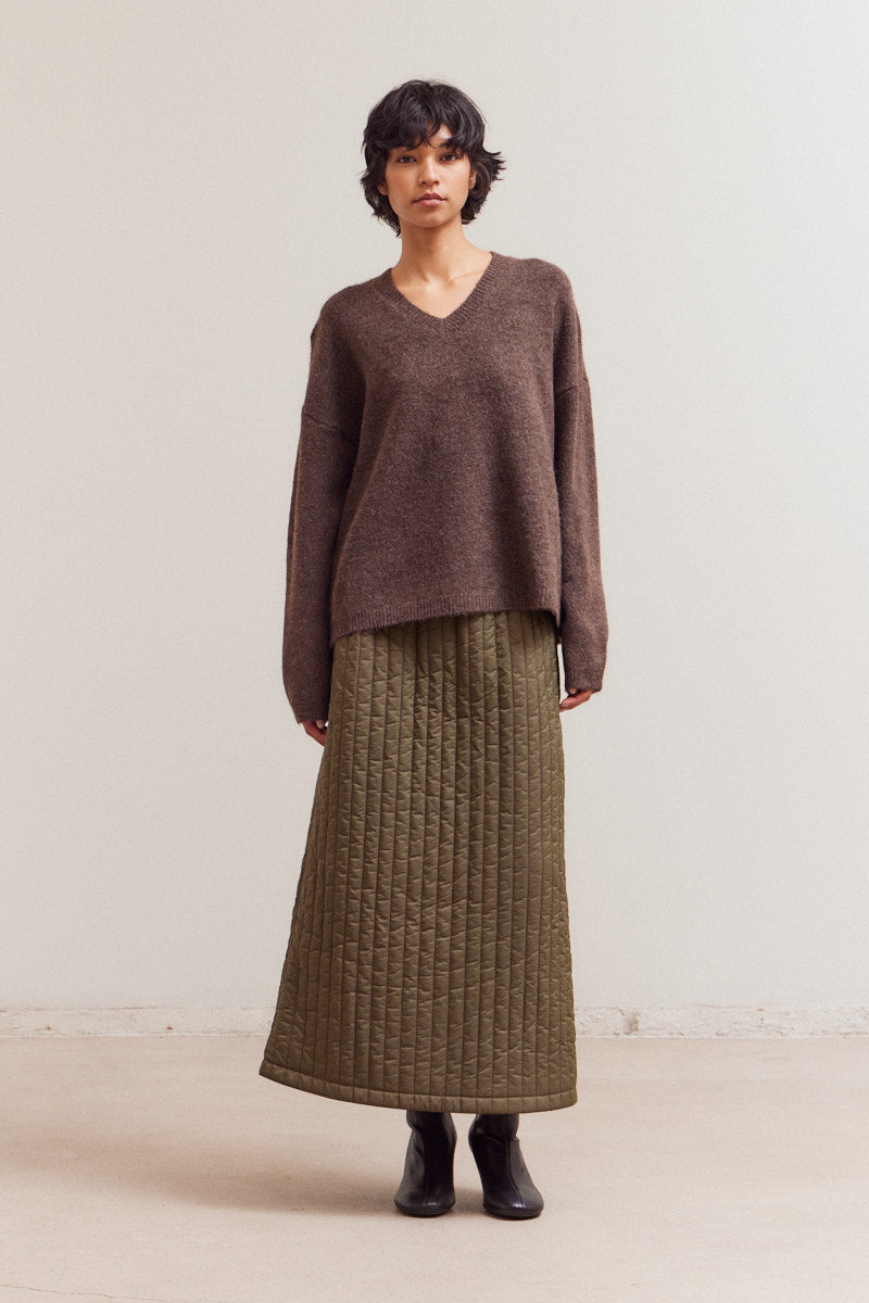 Daily V-Neck Sweater Top