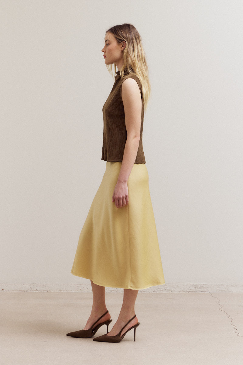 Satin Mermaid Fit Skirt