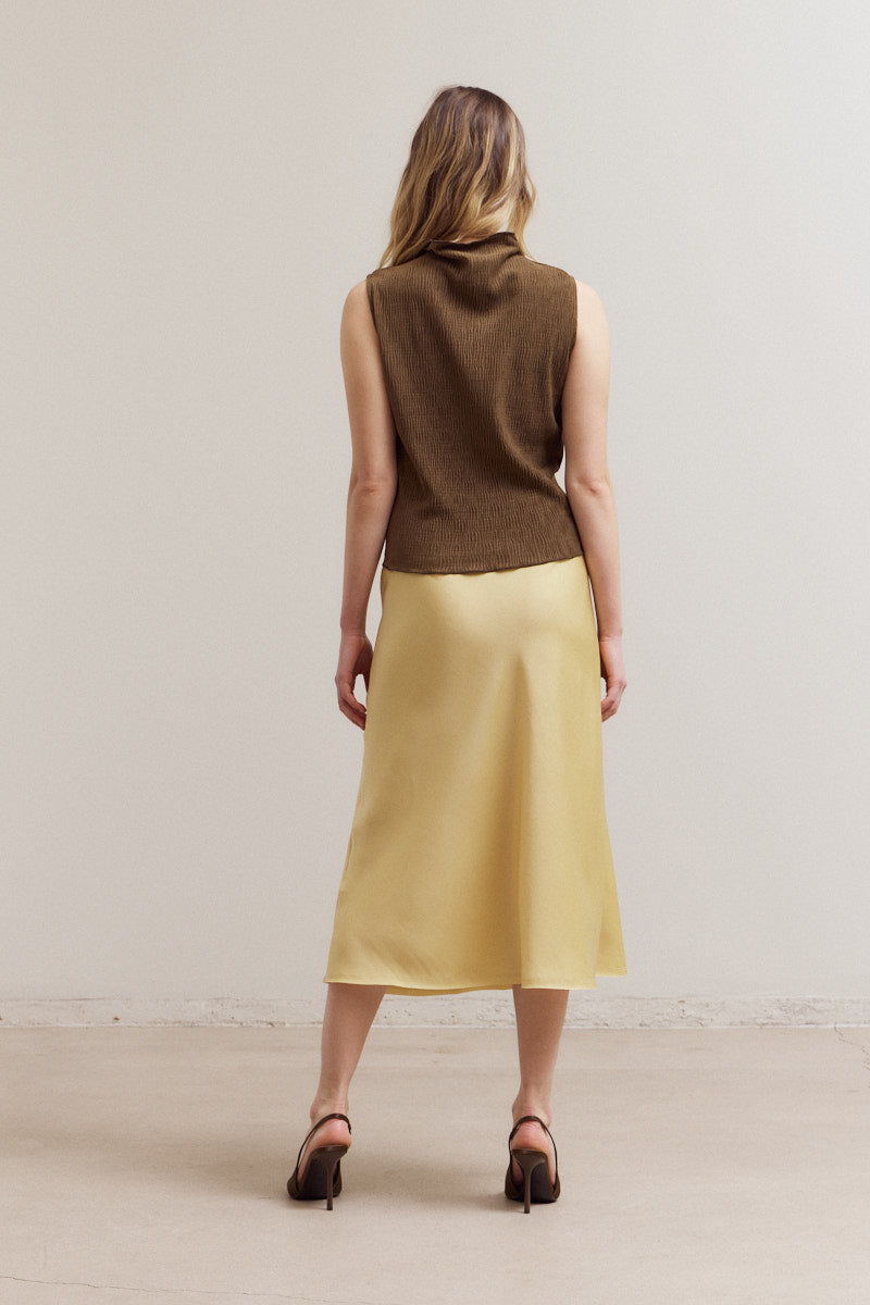 Satin Mermaid Fit Skirt