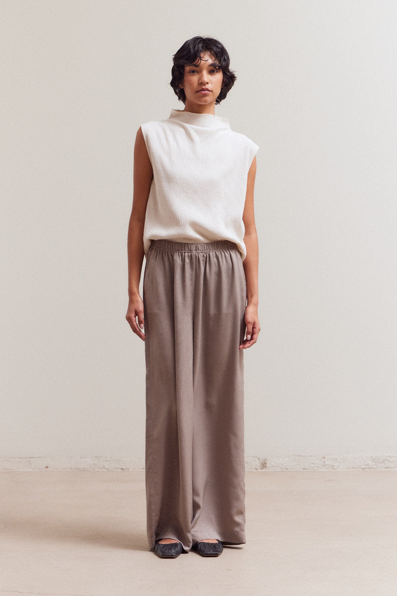 Casual Banding Wide Pants