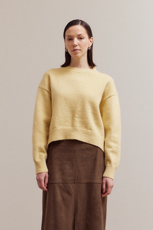 Seam Detail Round Neck Sweater