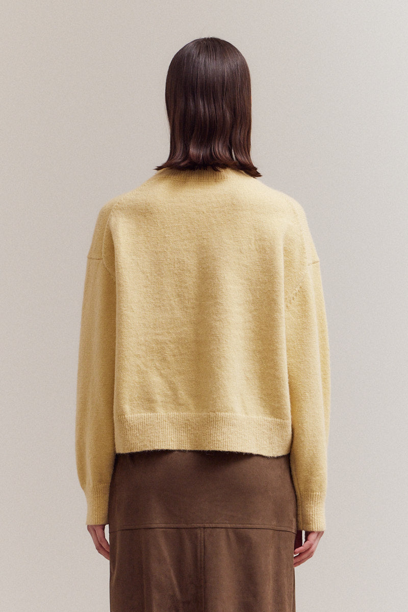 Seam Detail Round Neck Sweater