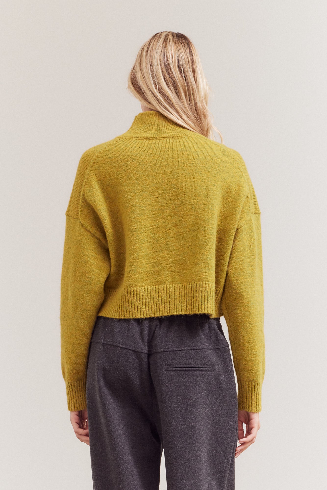 Fuzzy Turtle Neck Sweater