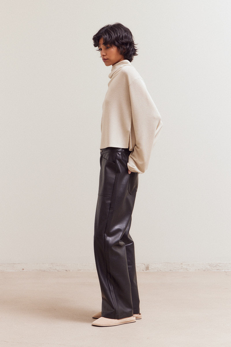 Cowl Neck Loose Fit Top