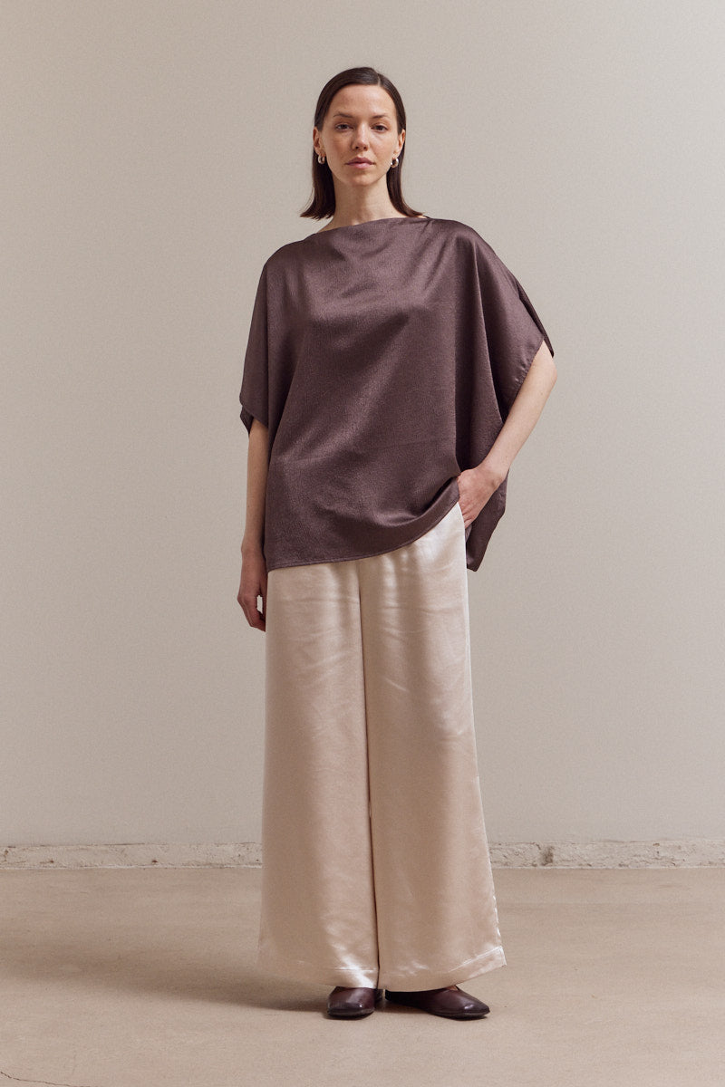 Draped Loose Fit Top
