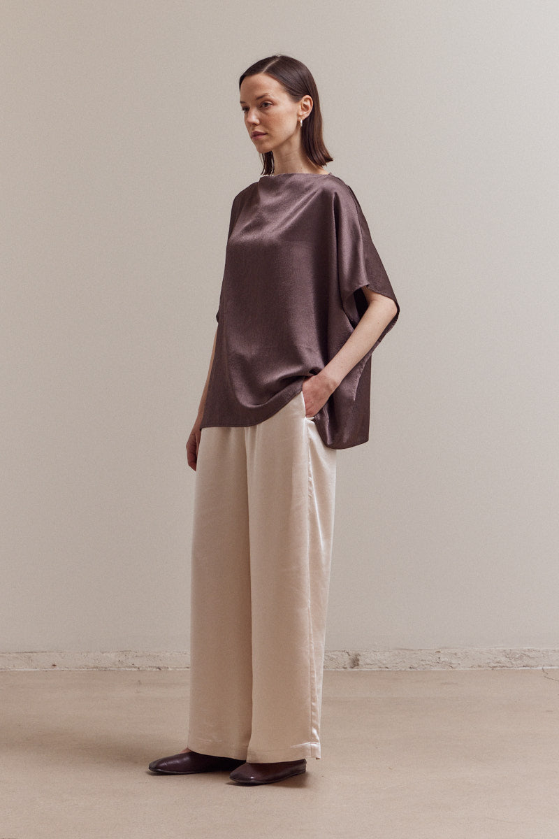 Draped Loose Fit Top