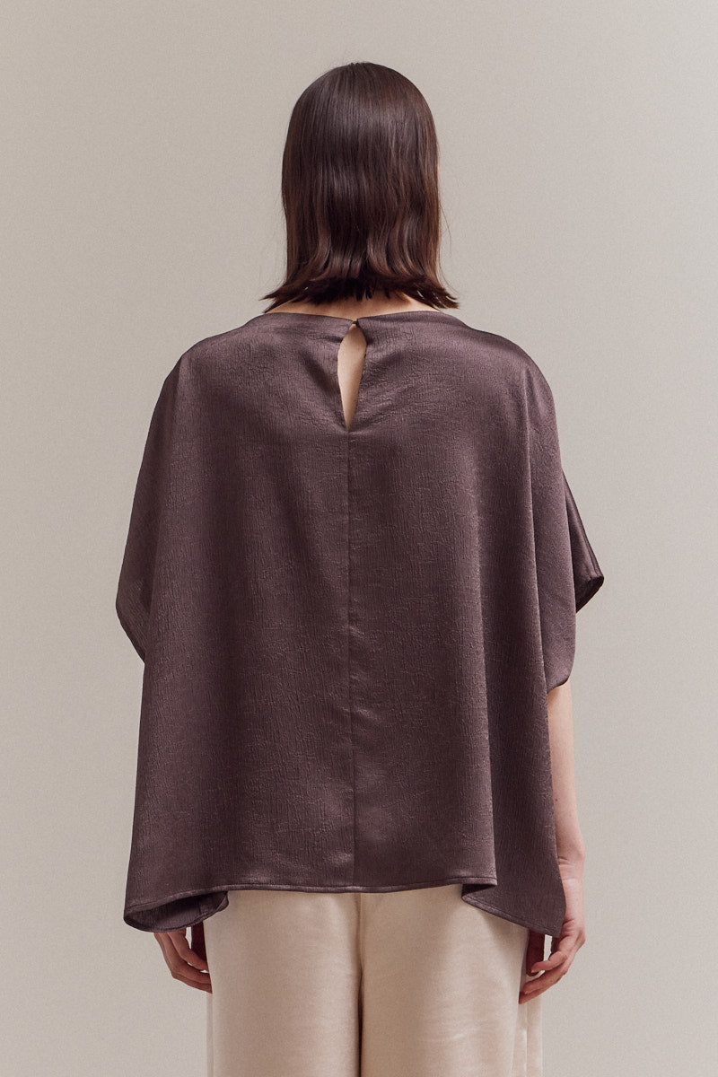 Draped Loose Fit Top